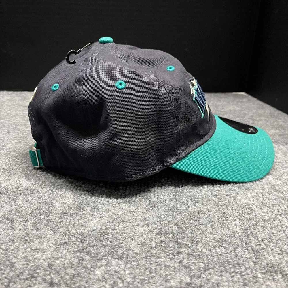 Seattle Mariners Hat Cap Men Navy Teal Diamond Hero Zoom Undrerbrim MLB RARE NEW